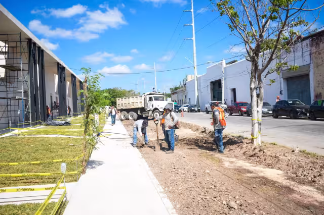 El avance de la construcción de las nuevas casas de La Plancha va a buen ritmo
