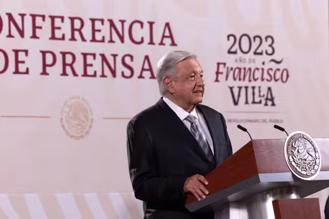 Presidente AMLO en conferencia de prensa