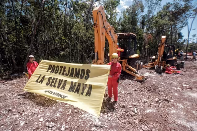 Aunque existen los amparos, los trabajos del Tren Maya continúan