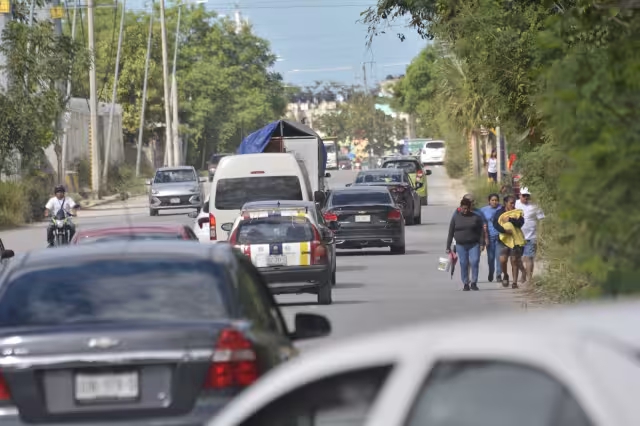 La caminata es de todos los días en Cancún