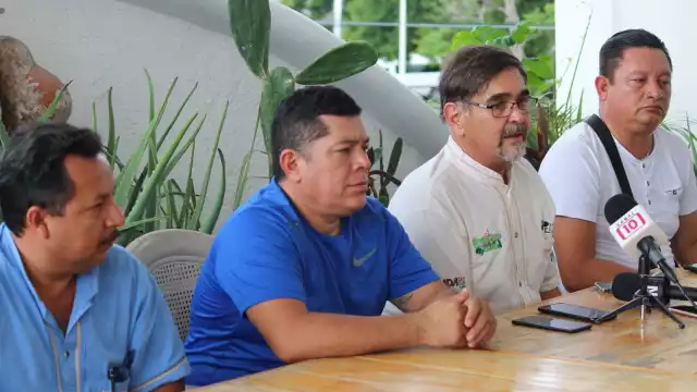 Los afectados brindaron una conferencia de prensa