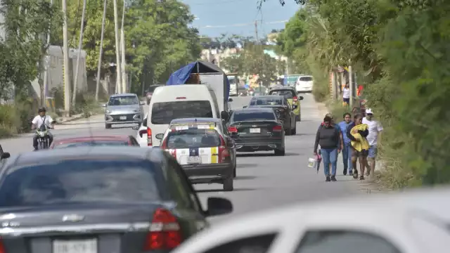 La caminata es de todos los días en Cancún