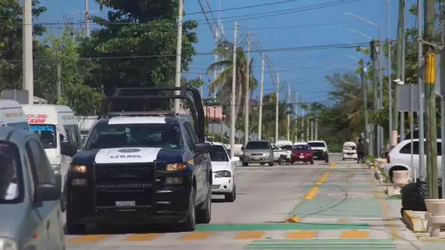 La Policía Quintana Roo patrulló las zonas aledañas a la terminal Marítima de Puerto Juárez tras el reporte de secuestro
