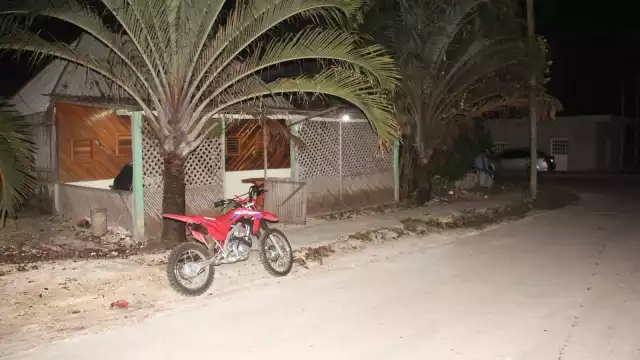 El Comisariado Ejidal se trasladaba en una motocicleta, la cual fue abandonada cuando lo privaron de su libertad