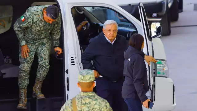 El presidente AMLO llega a Ciudad Juárez para dar atención a caso de migrantes
