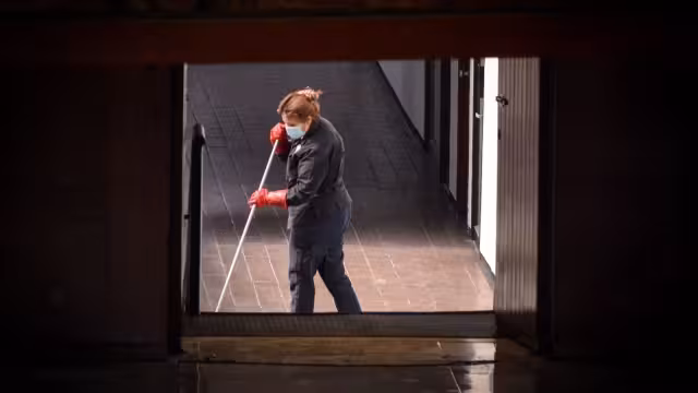 Empleada de limpieza contratado bajo el esquema de outsourcing