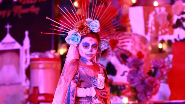 Niños disfrutaron de una noche de Halloween en Isla Mujeres