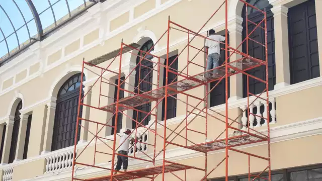 Como parte del proyecto se demolieron agragados históricos; El INAH afirmó que a finales de enero concluirá la primera etapa de la obra