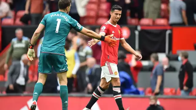 Emiliano Martínez retó a Cristiano a tirar el penal,