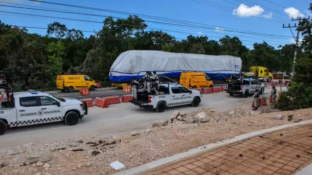 Los vagones del Tren Maya ya se encuentran en la cochera de Cancún