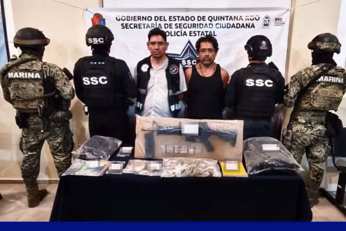 Por delitos contra la salud y portación de armas, detienen a dos ...
