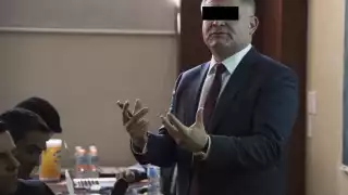 Genaro García Luna, secretario de Seguridad Pública con Calderón, está detenido desde 2019 (AP)