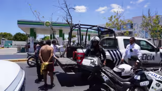 Detienen otra vez a ‘El Pollo' por beber alcohol en calles de Campeche