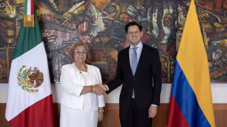 México y Colombia revisan agenda de cooperación y comercio