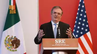 El canciller Marcelo Ebrard señaló que esta posición es una postura histórica de México y en eso “no hay ambigüedad, es una línea histórica”.