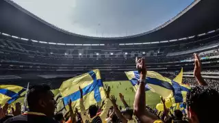 Estadio Azteca en partido de la decimocuarta jornada del torneo Apertura-2021