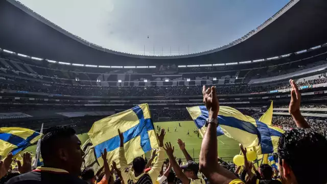 Estadio Azteca en partido de la decimocuarta jornada del torneo Apertura-2021