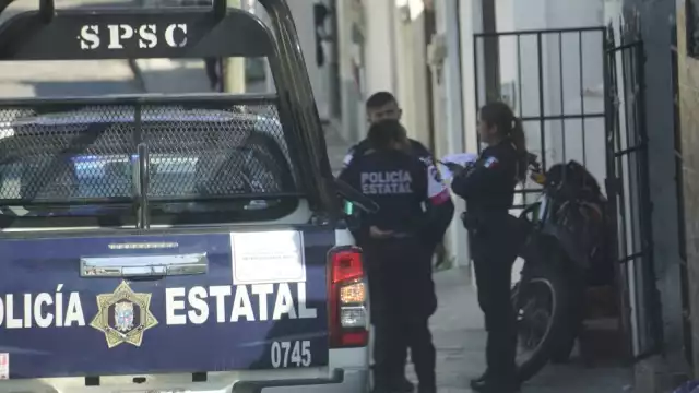 Elementos de la Policía Estatal acudieron al lugar de los hechos.