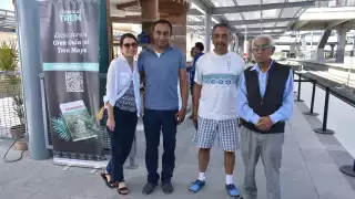 Su pasión siempre han sido los trenes, por eso está de visita