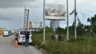 Trabajadores del Ayuntamiento y compañías de telefonía e internet repararon los daños