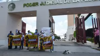 Jubilados protestan por una pensión digna en Yucatán