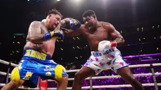 Andy Ruiz derrriba tres veces a Ortiz y se lleva triunfo unánime