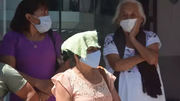 El Polvo del Sahara llegó en bajas cantidades