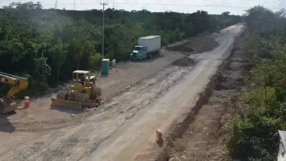 Las labores del Tramo 5 Sur en Quintana Roo se retomaron luego de la declaratoria de Obra de Seguridad Nacional, por lo que la Sedena se encargará de su edificación Las labores del Tramo 5 Sur en Quintana Roo se retomaron luego de la declaratoria de Obra de Seguridad Nacional, por lo que la Sedena se encargará de su edificación