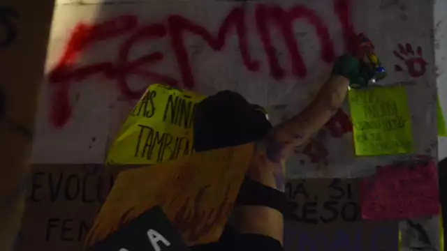 El director de la Policía Municipal, Mario Arturo Peniche, comentó que desconoce si alguna otra instancia procedería contra las manifestantes