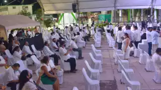 Hasta apenas la madrugada de este jueves, Blanca Merari reapareció para para encabezar el cambio de mando