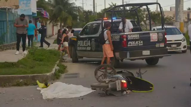 El lugar fue acordonado en espera de que lleguen los elementos de Servicios Periciales para el levantamiento del cuerpo