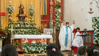Gremio católico de Tekit celebra a San Antonio de Padua