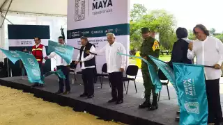 El 3 de junio el presidente López Obrador dio el banderazo de inicio a las obras del Tren Maya (Cuartoscuro)