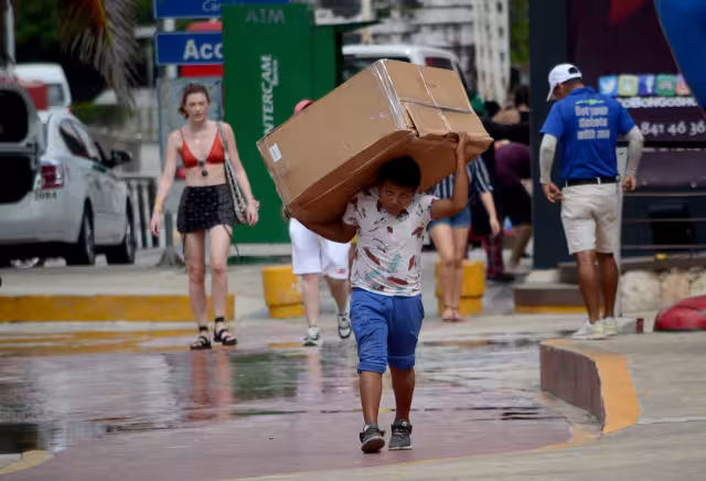 Familias pobres, niñez que labora