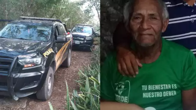El abuelito fue visto por última vez el domingo 18 de diciembre cuando salió rumbo a su parcela