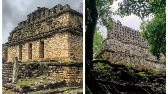 Ejemplos arquitectónicos de Yaxchilán