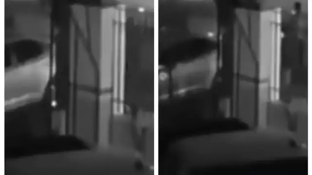 Momento en el que pistolero dispara contra Quintero