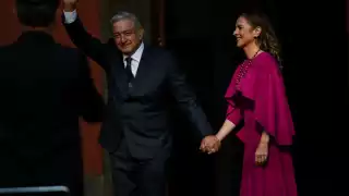 Andrés Manuel López Obrador y Beatriz Gutiérrez Müller (Cuartoscuro)