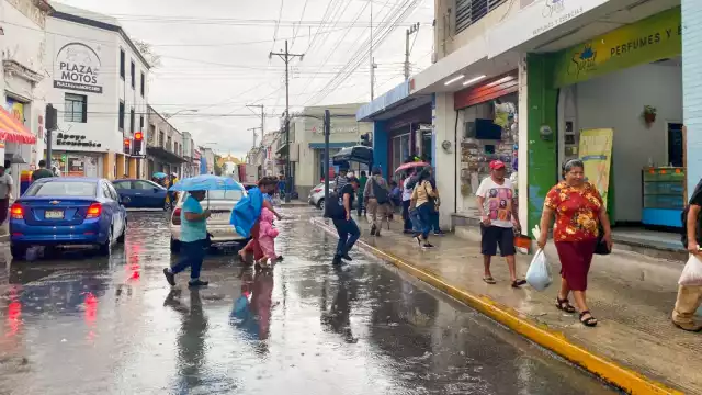 Se esperan lluvias en la Península de Yucatán durante el fin de semana