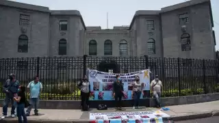 Familiares de niños con cáncer protestan en la Secretaría de Salud federal por desbasto de medicamentos (Cuartoscuro)