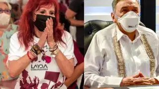 Layda y Carlos guardaron hermetismo ante su reunión