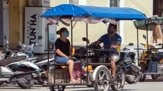 En la localidad existe aproximadamente 250 personas dedicadas al transporte público