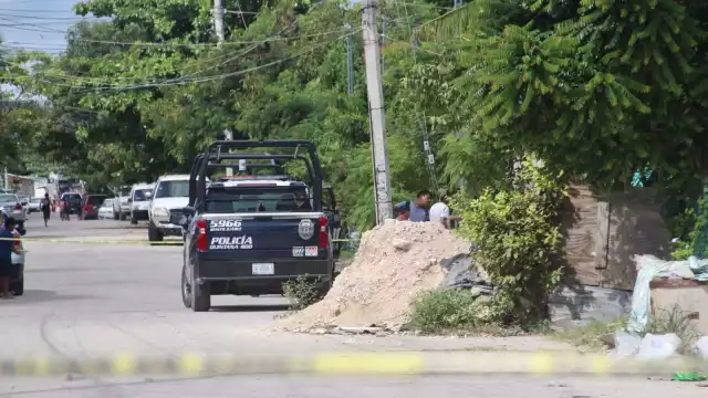 Vecinos del lugar refieren que se escucharon siete detonaciones de arma de fuego