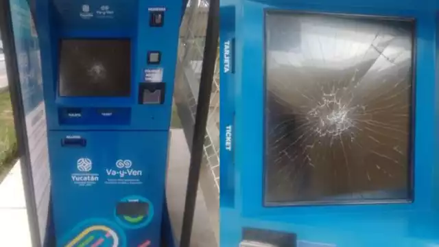 El cajero presta servicio a quienes transitan cerca del paradero Issste Susulá al Poniente de Mérida. 