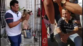 Un perro y su dueño terminan con quemaduras tras flamazo en Ciudad del Carmen