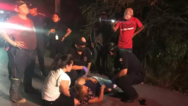 Accidente deja a varias mujeres lesionadas en la carretera Cancún - Mérida