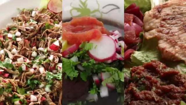 El calendario inicia con un frijol con puerco hasta con la tradicional cochinita