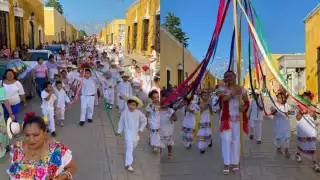 La vaquería infantil se realizó en marco del inicio de las fiestas patronales en Izamal