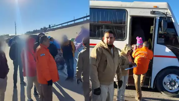 Los migrantes recibieron asistencia en el Centro de Integración "Leona Vicario" Los migrantes recibieron asistencia en el Centro de Integración "Leona Vicario"