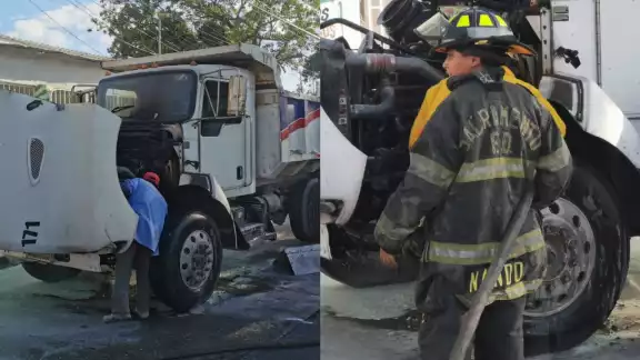 El operador del volquete se dirigía al patio donde resguarda la unidad El operador del volquete se dirigía al patio donde resguarda la unidad